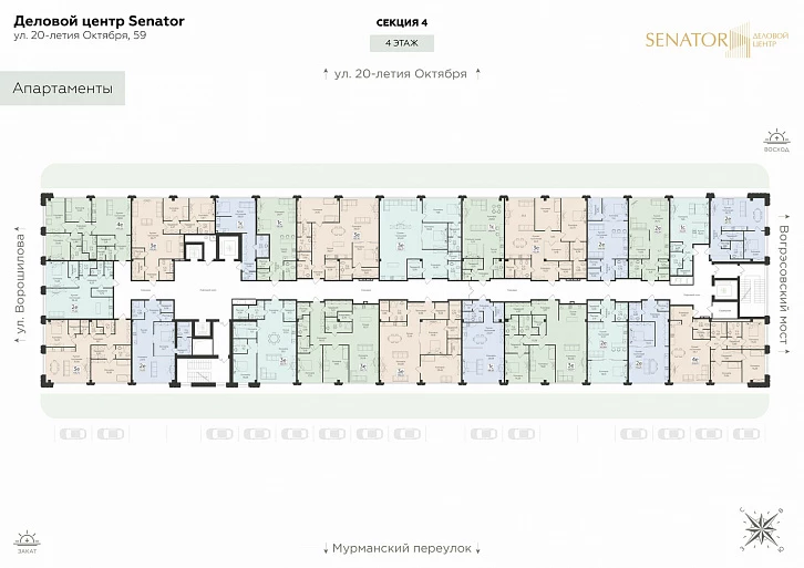 Помещение 0000041233 (Senator; г.Воронеж, ул. 20-летия Октября, 59) план этажа