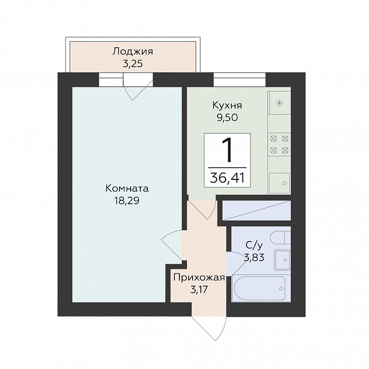 Помещение 0000047526 (Юность; ) планировка