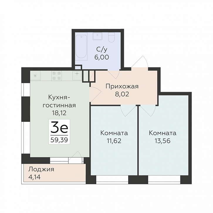 Помещение 0000043325 (Октябрьский квартал; ул. Матросова, 64а) планировка