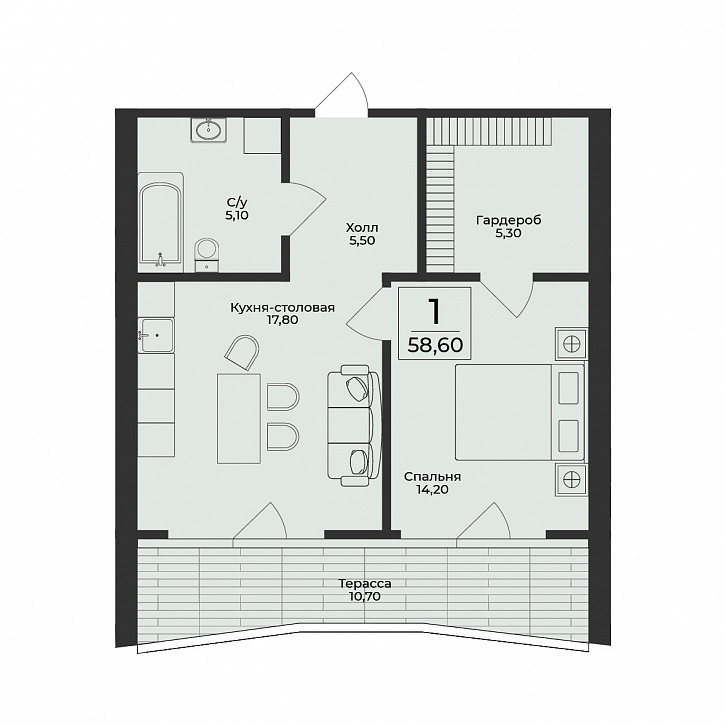 Помещение 0000050552 (Нега; ) планировка