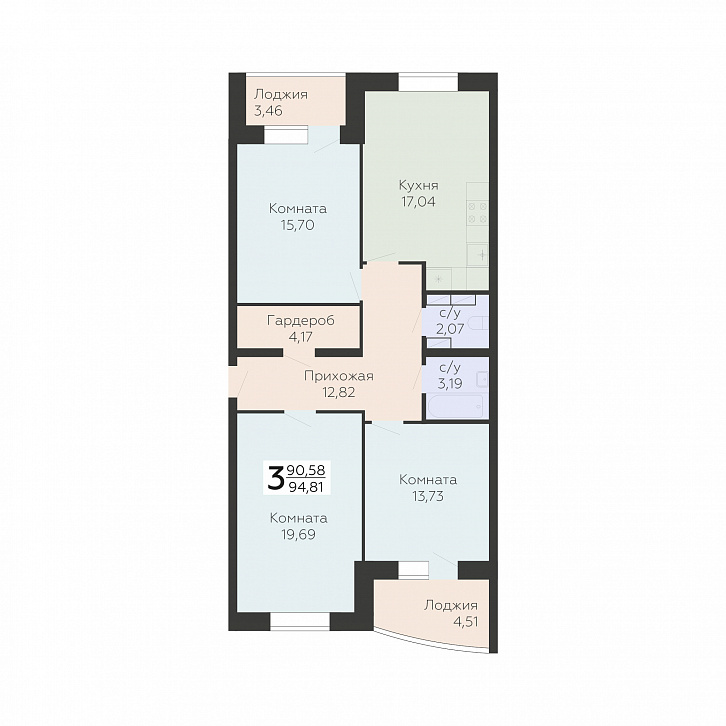 Помещение 0000033145 (Nova парк; ) планировка