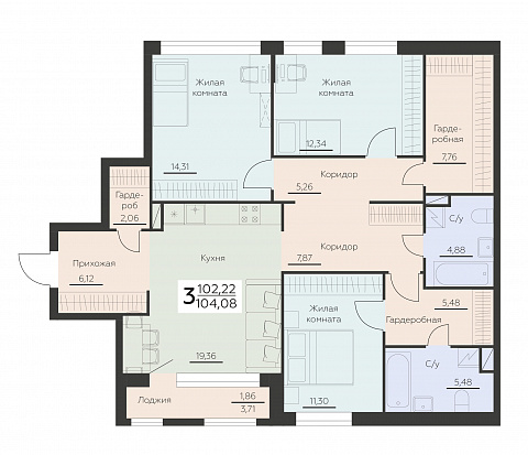 Планировка 000010340