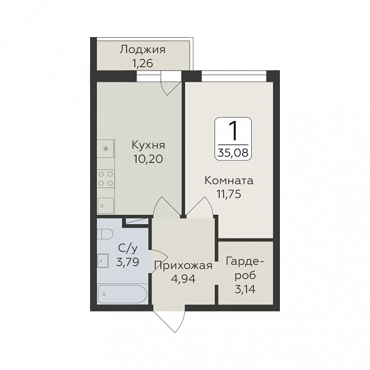 Помещение 0000038132 (Панорама юкки; ) планировка