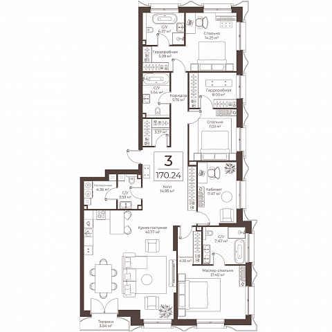 Планировка 000011354