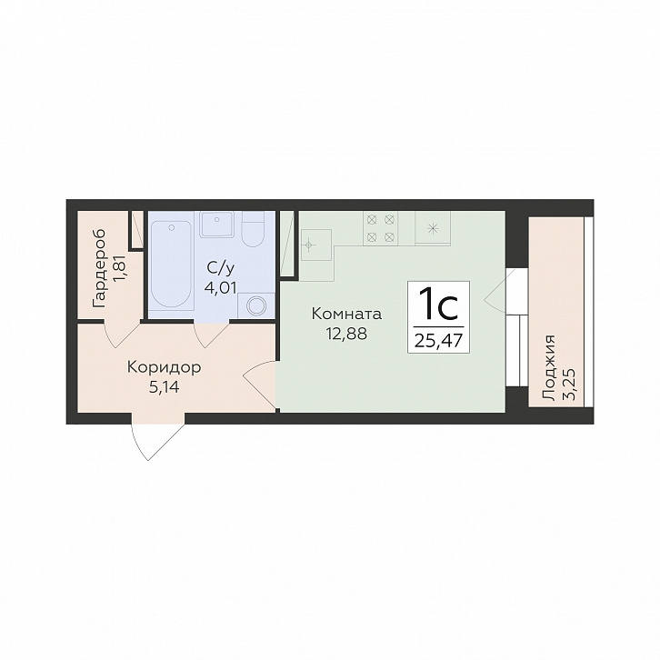 Помещение 0000043107 (Октябрьский квартал; ул. Матросова, 64а) планировка