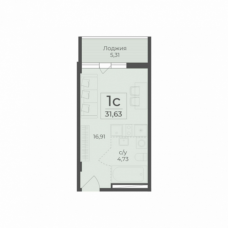Помещение 0000036526 (Botanica; г. Ялта, в районе шоссе Южнобережное) планировка