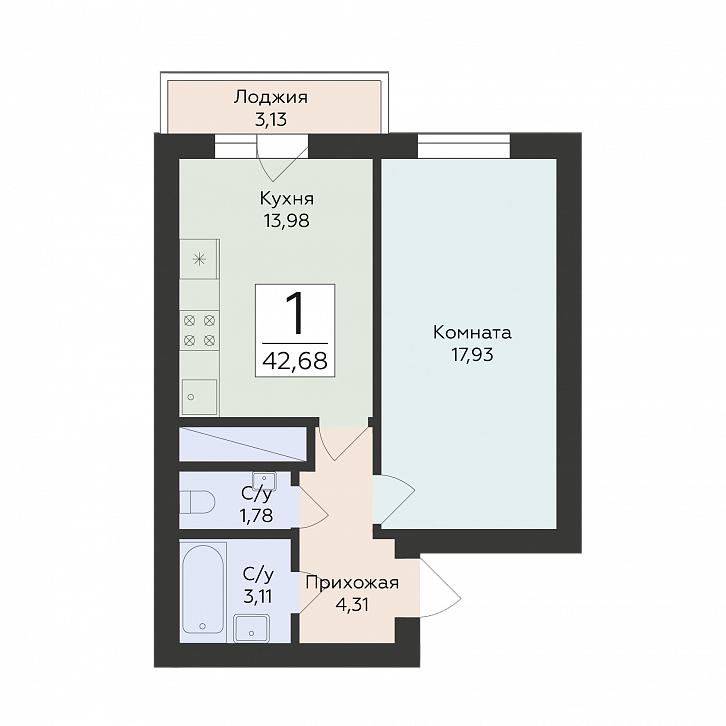 Помещение 0000047417 (Юность) планировка