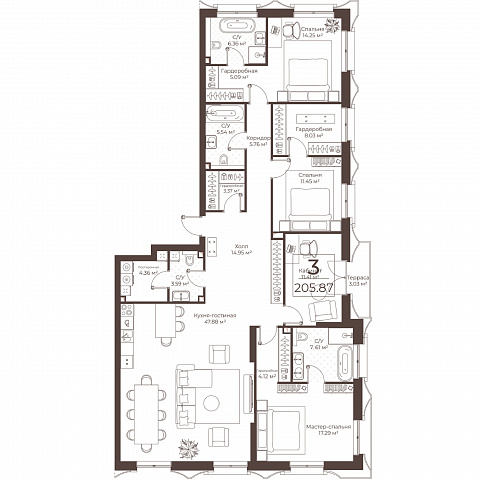 Планировка 000011359