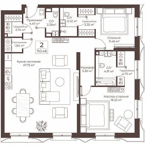 Планировка 000011341