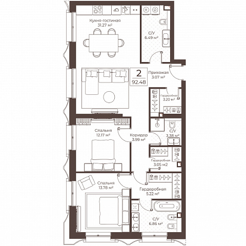 Планировка 000011379