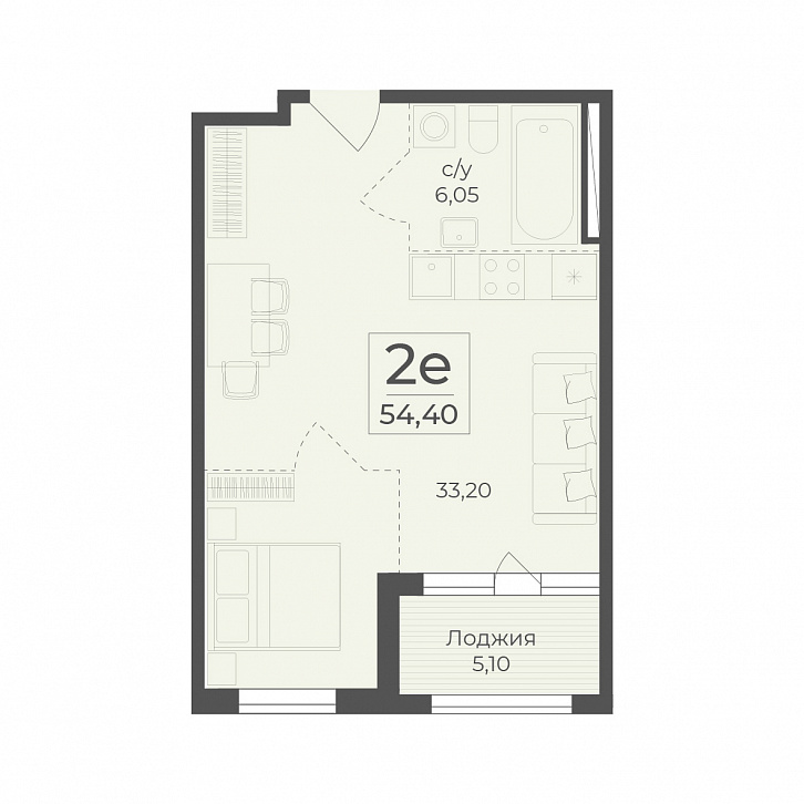 Помещение 0000036286 (Botanica; ) планировка