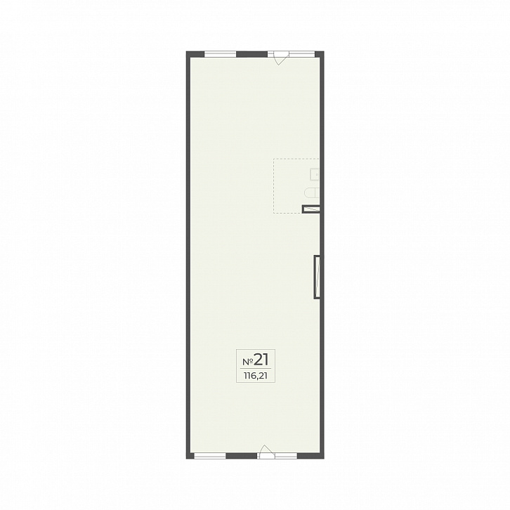 Помещение 0000037762 (Ботаника; г. Ялта, в районе шоссе Южнобережное) планировка