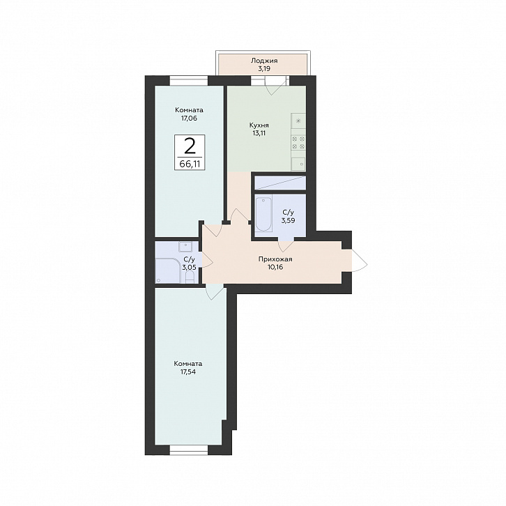 Помещение 0000047633 (Юность; ) планировка