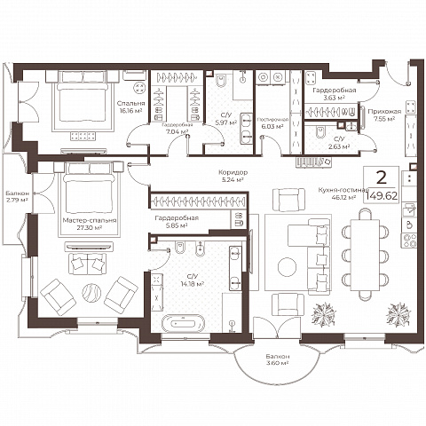 Планировка 000011349