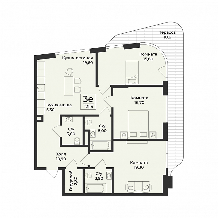 Помещение 0000046831 (Нега) планировка