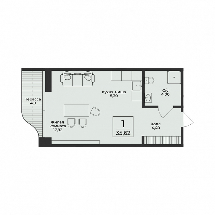 Помещение 0000050555 (Нега; ) планировка