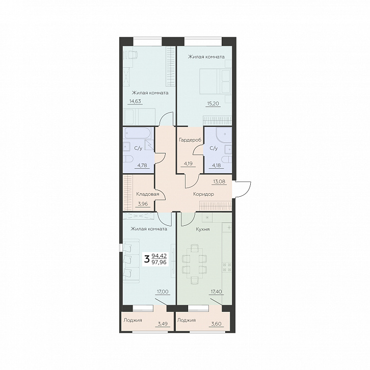 Помещение 0000034455 (Заря) планировка