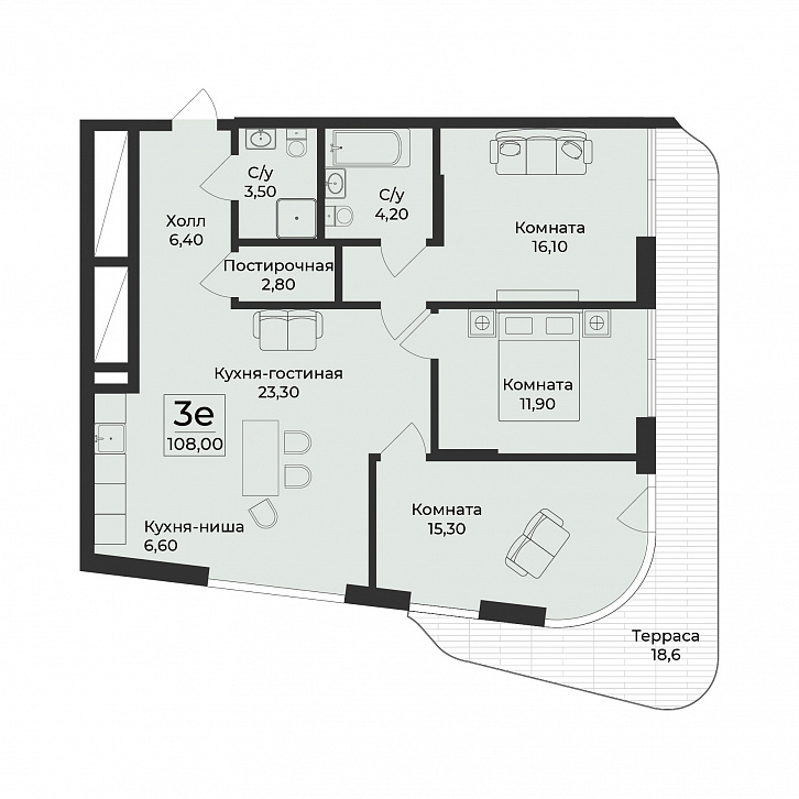 Помещение 0000046808 (Нега) планировка