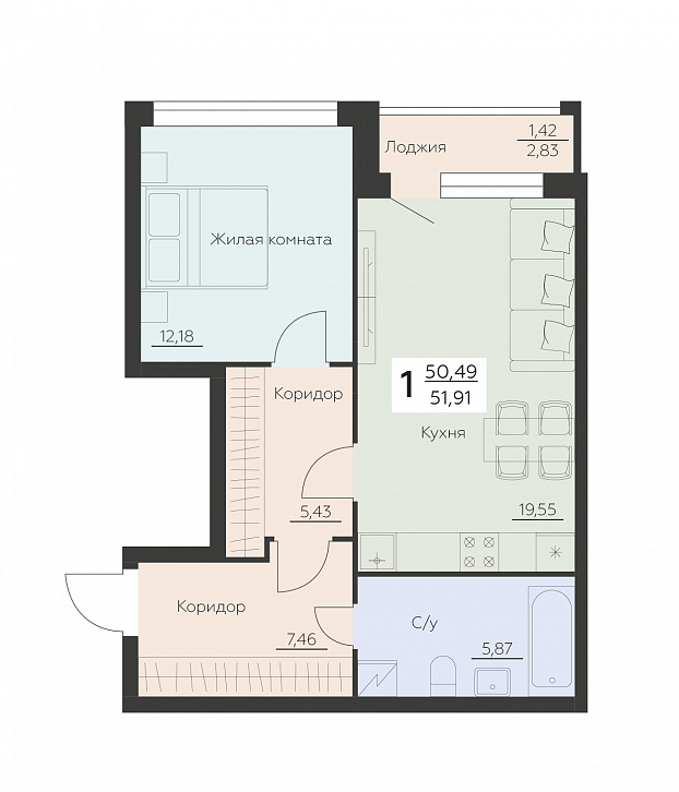 Помещение 0000034998 (Заря) планировка