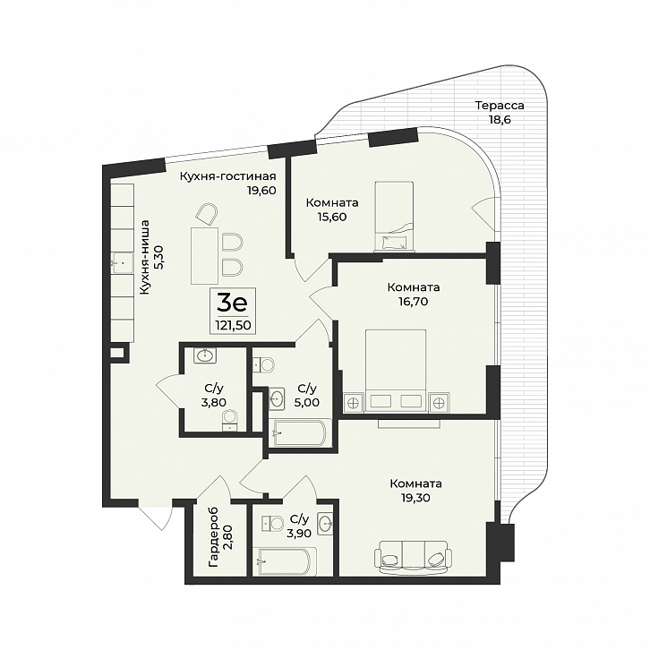 Помещение 0000046798 (Нега; ) планировка