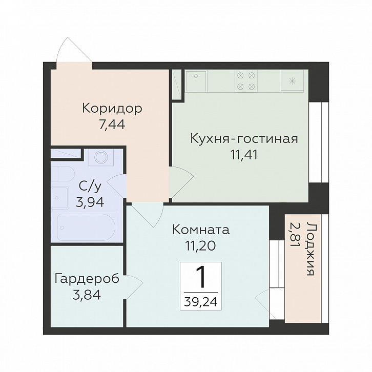 Помещение 0000043142 (Октябрьский квартал; ул. Матросова, 64а) планировка