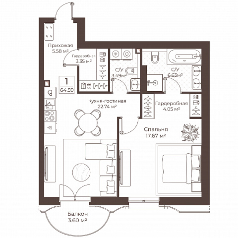 Планировка 000011371