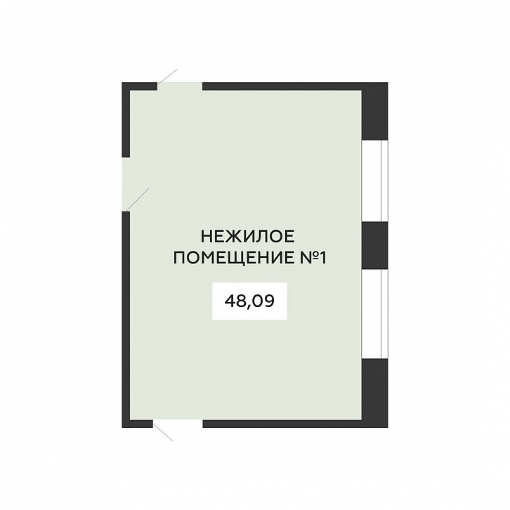 Помещение 0000033870 (Салют; Самарская область, г. Самара, р-н Красноглинский, п.Мехзавод, квартал 3) планировка