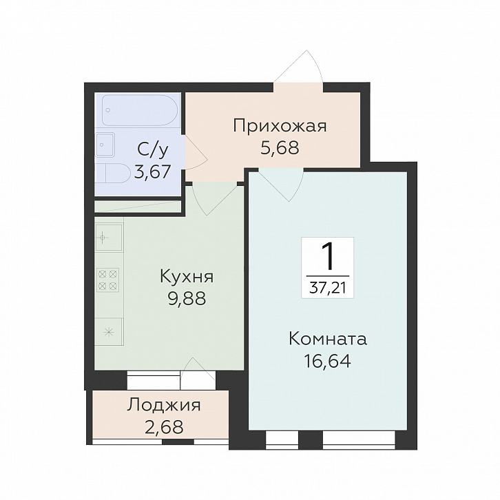 Помещение 0000027632 (Квартал 45; ) планировка