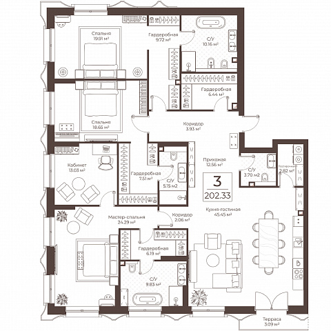 Планировка 000011358