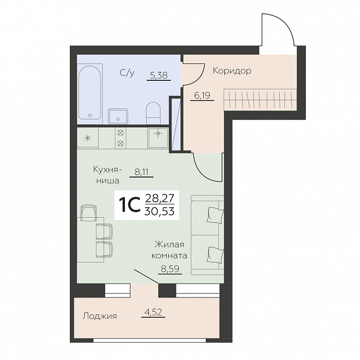 Помещение 0000034840 (Заря) планировка