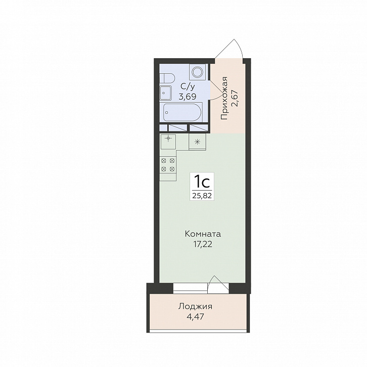 Помещение 0000042723 (Flora; ) планировка