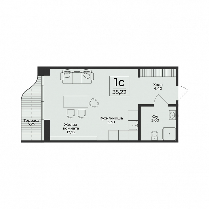 Помещение 0000050593 (Нега; Алушта, ул. Глазкрицкого) планировка