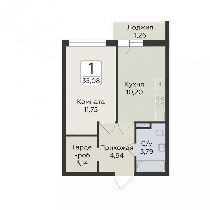 Помещение 0000038244 (Панорама юкки; ) планировка