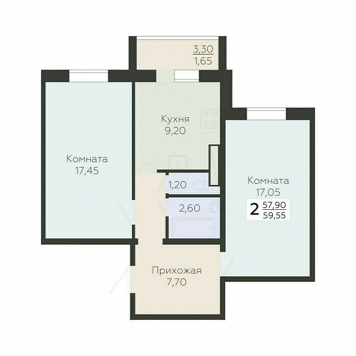 Помещение 0000032362 (Ленский) планировка