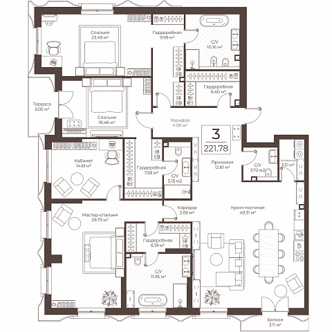 Планировка 000011364