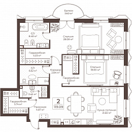 Планировка 000011383