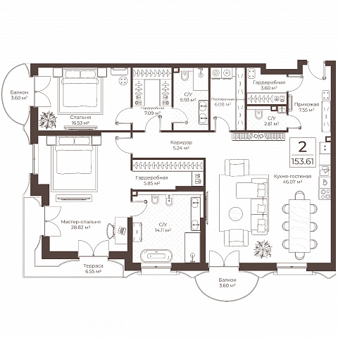 Планировка 000011351