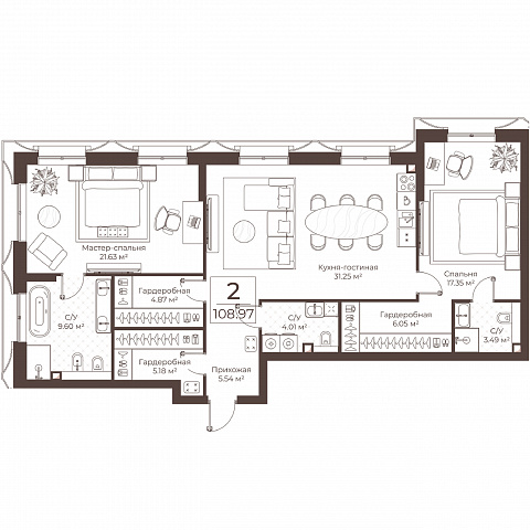 Планировка 000011380