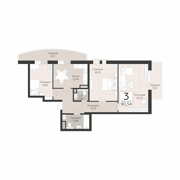 Помещение 0000050757 (Скай; ) планировка