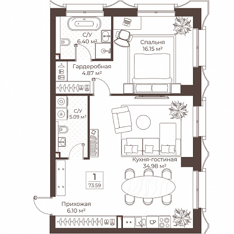 Планировка 000011334