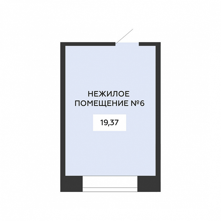Помещение 0000033875 (Салют; Самарская область, г. Самара, р-н Красноглинский, п.Мехзавод, квартал 3) планировка