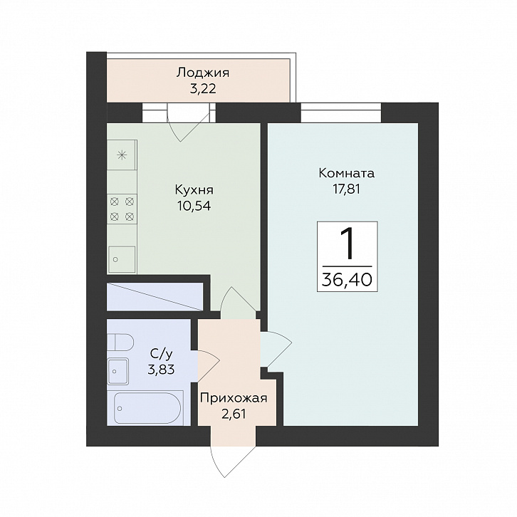 Помещение 0000047744 (Юность; ) планировка