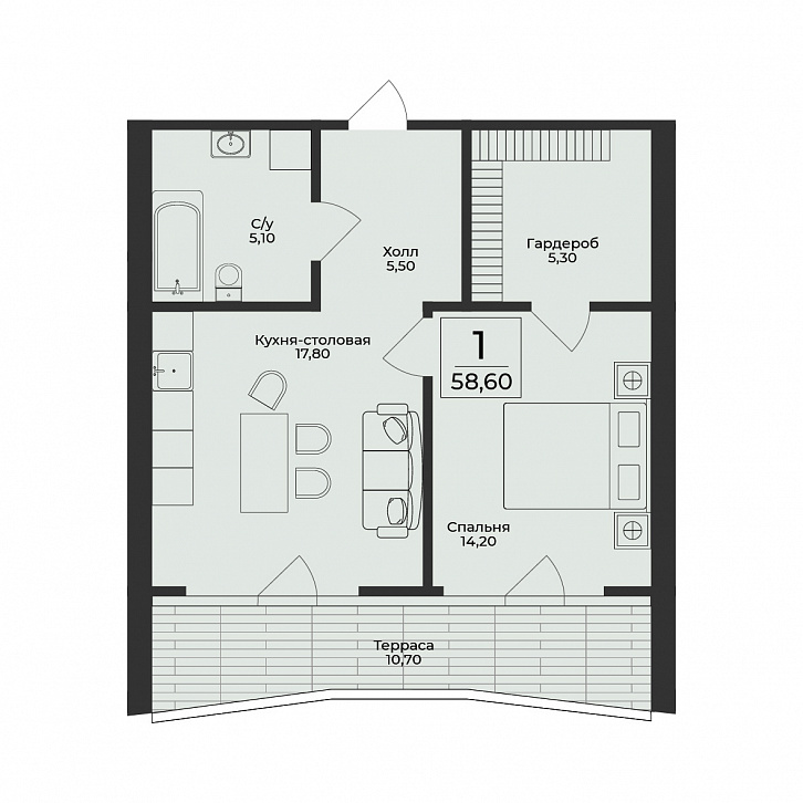 Помещение 0000050615 (Нега) планировка