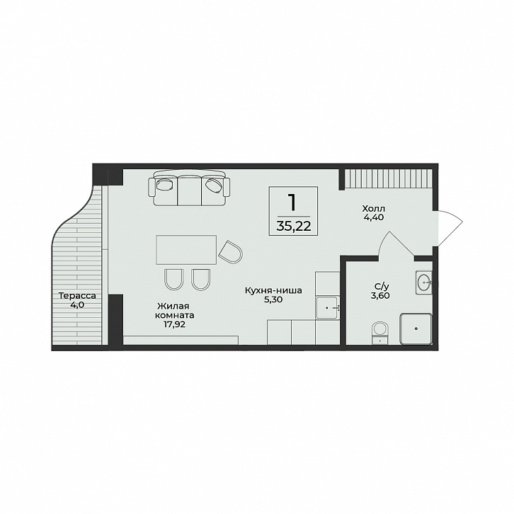 Помещение 0000050530 (Нега; ) планировка