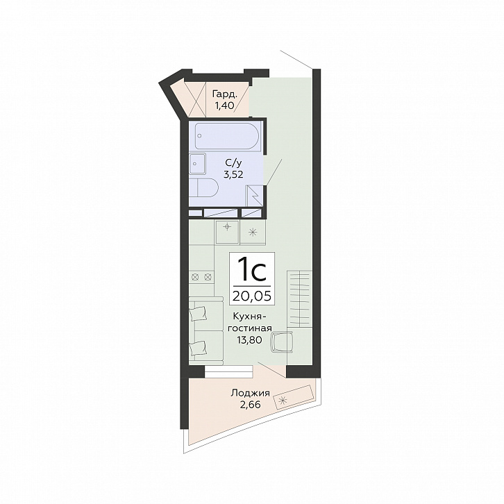 Помещение 0000048933 (Мармелад; ) планировка