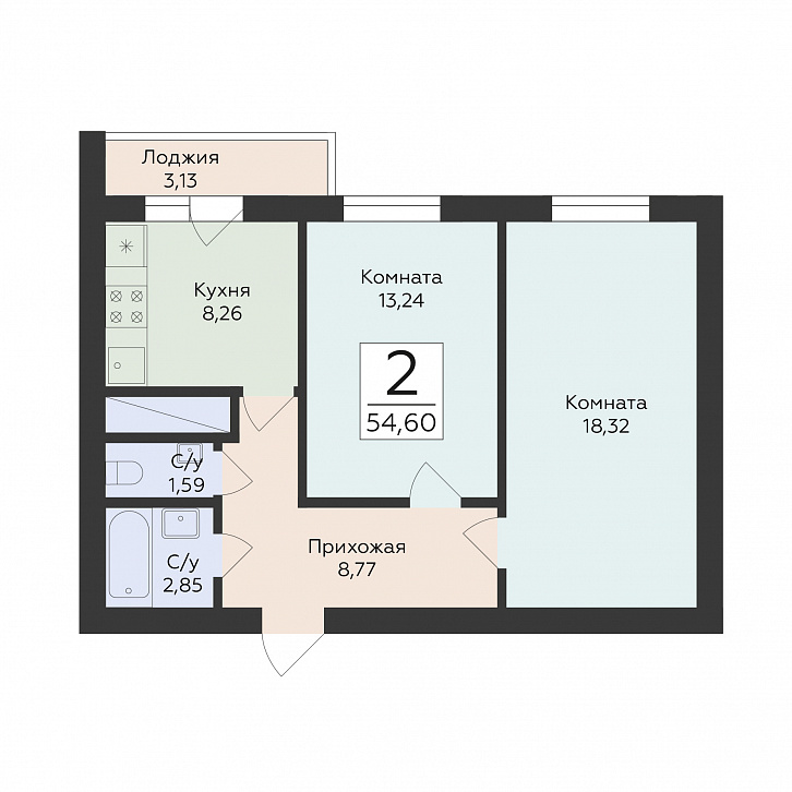 Помещение 0000047545 (Юность; ) планировка