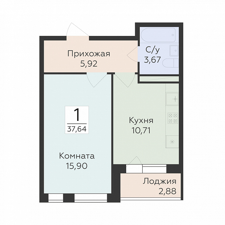 Помещение 0000027681 (Квартал 45; ) планировка