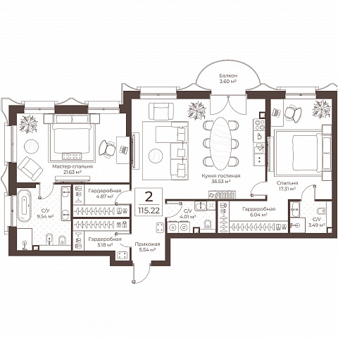 Планировка 000011381