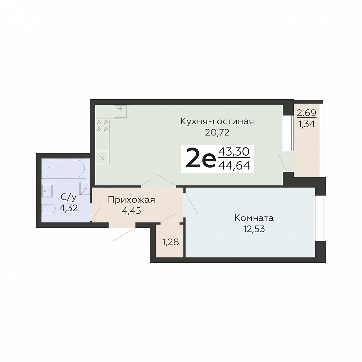 Помещение 0000027938 (Никитинские сады) планировка