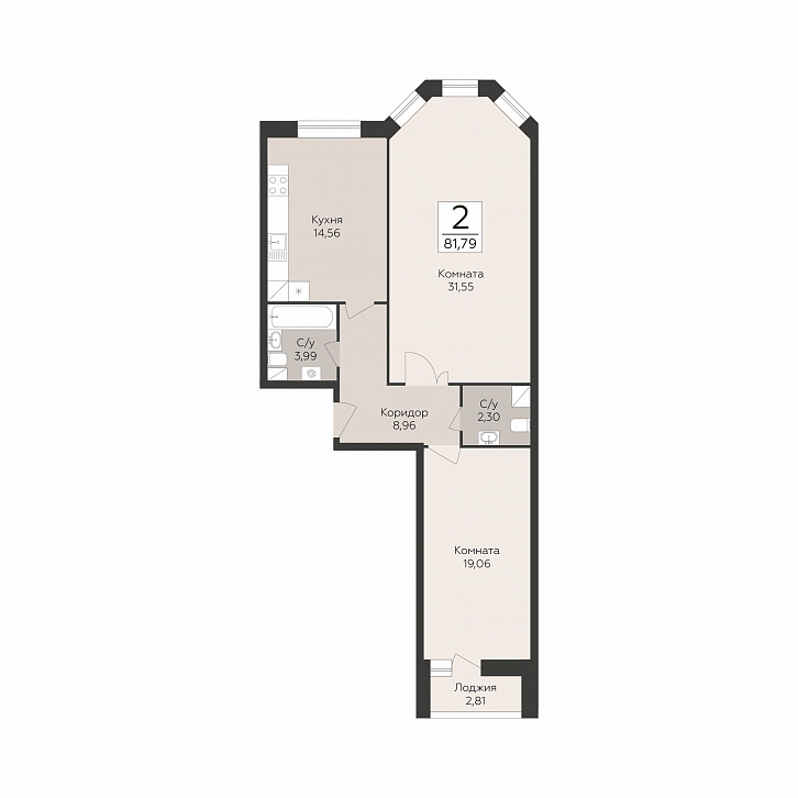 Помещение 0000051599 (Пахра Сити; МО,г. Подольск, б р Красногвардейский, д. 33А, 33Б) планировка